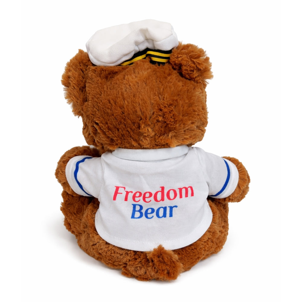 Sail 250 Logo MARYLAND Plush Bear with T-Shirt and Captain Hat Back View