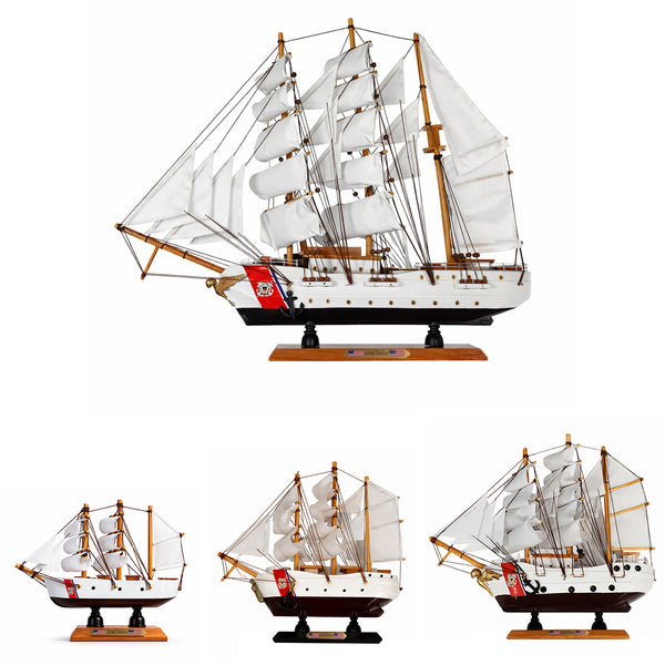 Tall Ship USCGC Eagle Miniature Model Ships Available Sizes